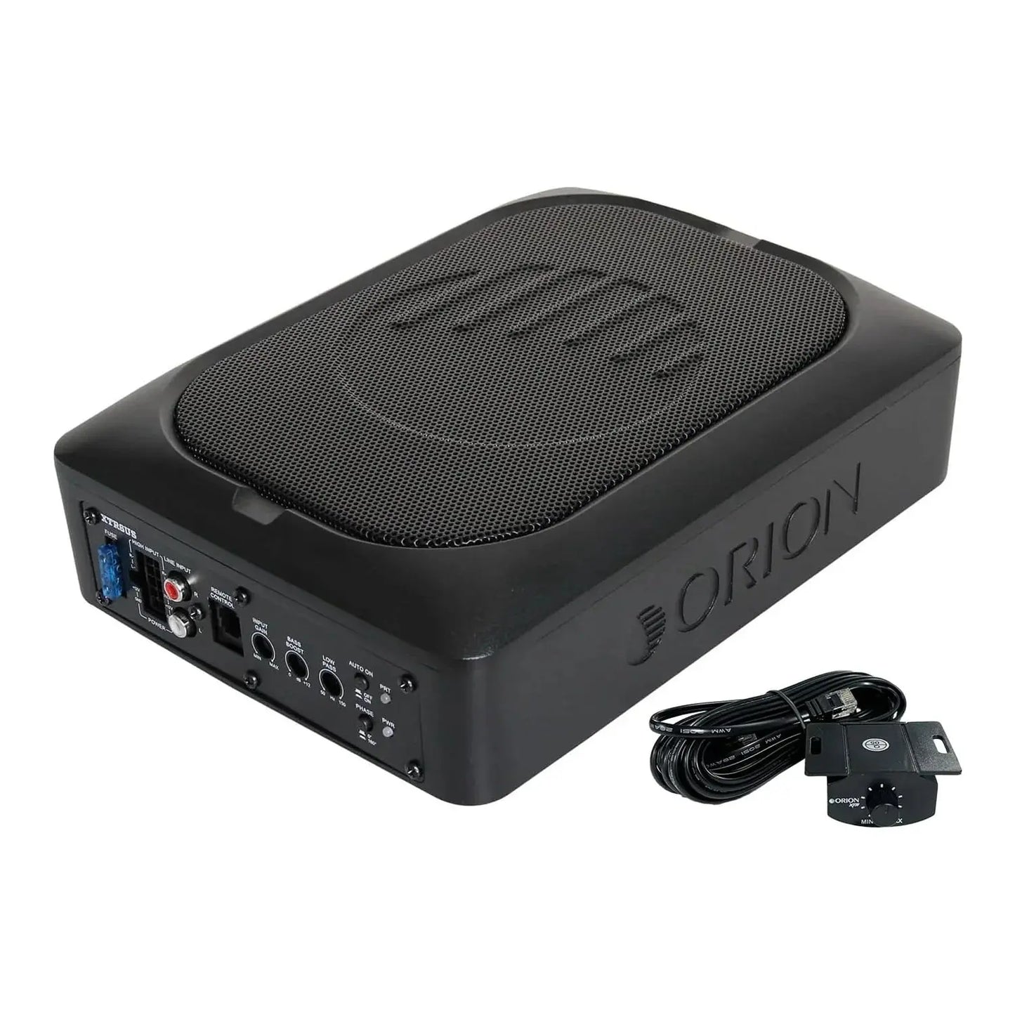 XTR6US – 6”x8" Slim Underseat Subwoofer with Built-In Amplifier - Balanced Audio