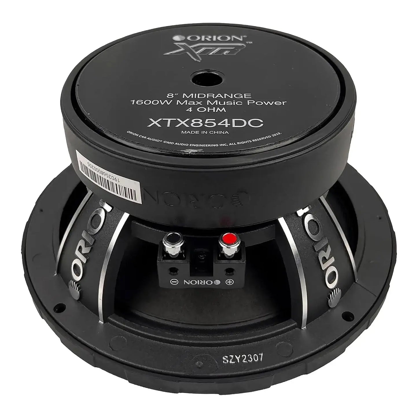 XTX854DC - 8 inch 4 Ohm Dust Cap Midrange Speaker Orion