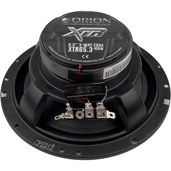 ORION XTR-65.3 6.5" 3-Way Coaxial Speakers 75 Watts RMS | 300 Watts MAX