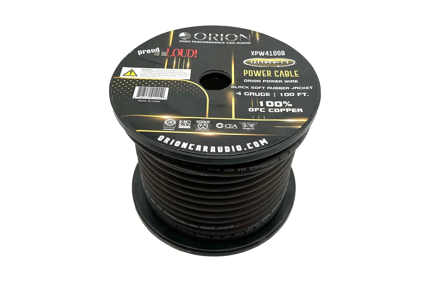 ORION XPW4100B XTRPRO 4-Gauge 100% OFC Orion