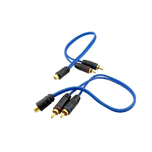 ORION Cobalt CRY2M (1 Foot) RCA Y Adapter 1 RCA Female to 2 RCA Male Stereo Car Audio Orion