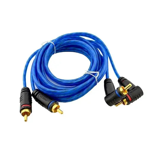 ORION Wired CR6FT (6-Ft Blue) 2 Channel RCA Male to RCA Male Stereo Car Audio Cable Orion