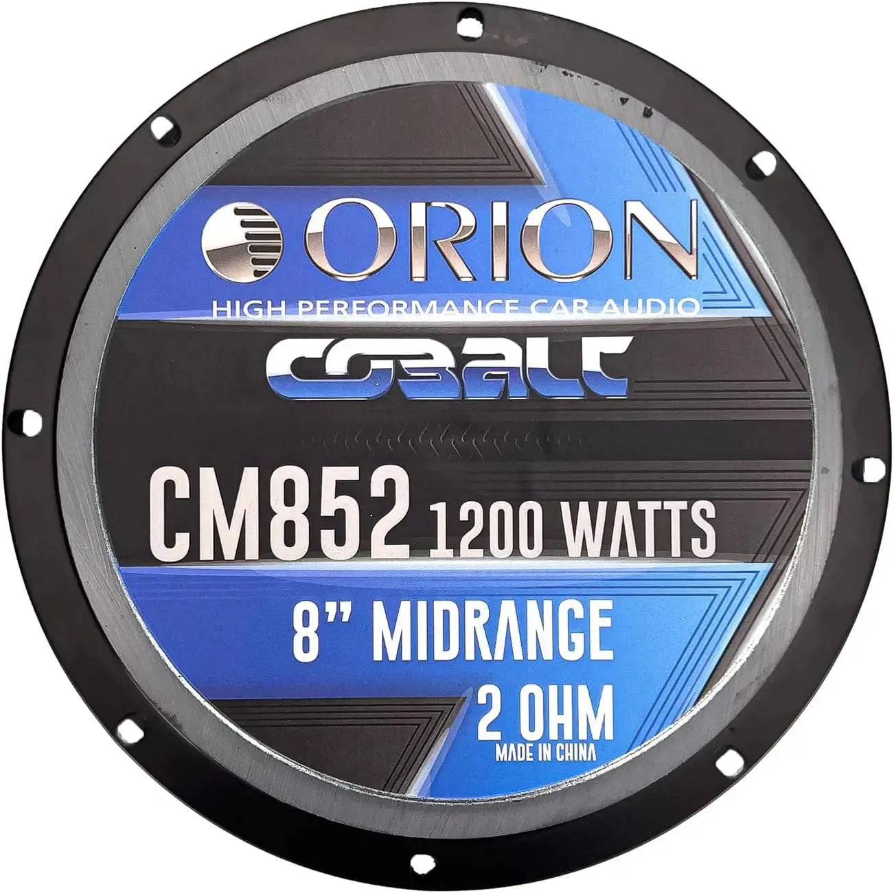 CM852 8 Inch 2 Ohm Midrange Speaker 300 Watts RMS Orion