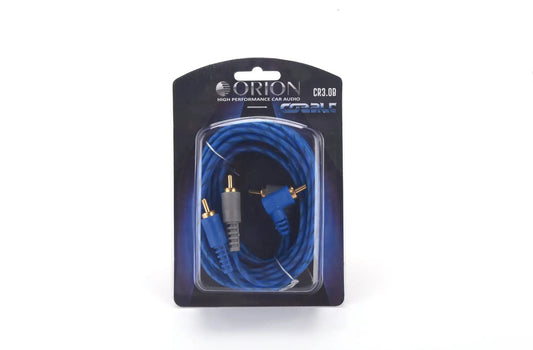 ORION Wired CR44CH 4-Channel RCA Cable, 17-Ft Blue CCA Car Audio Interconnect Orion