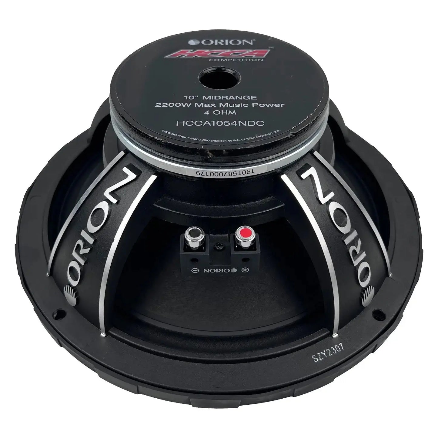 HCCA1054NDC - 10 inch 4 Ohm Dust Cap Midrange Speaker 550 Watts RMS - Balanced Audio
