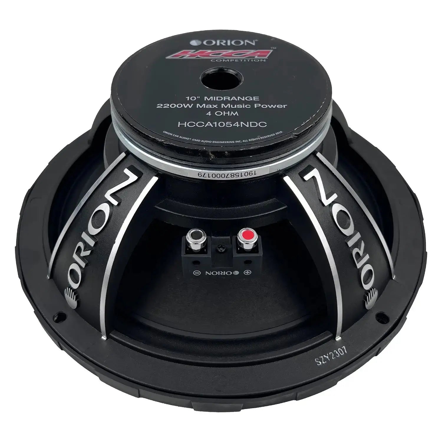 HCCA1054NDC - 10 inch 4 Ohm Dust Cap Midrange Speaker 550 Watts RMS - Balanced Audio