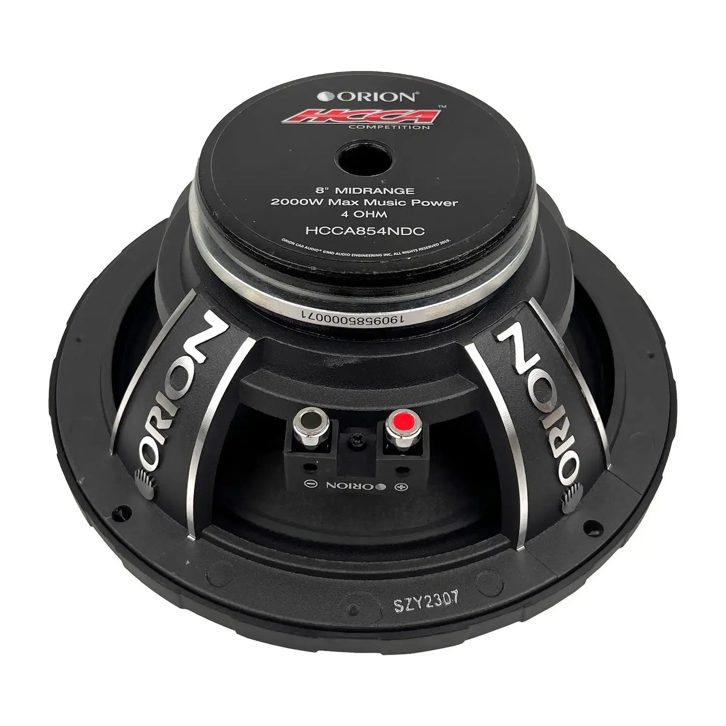 HCCA854NDC - 8 inch 4 Ohm Dust Cap Midrange Speaker 500 Watts RMS - Balanced Audio