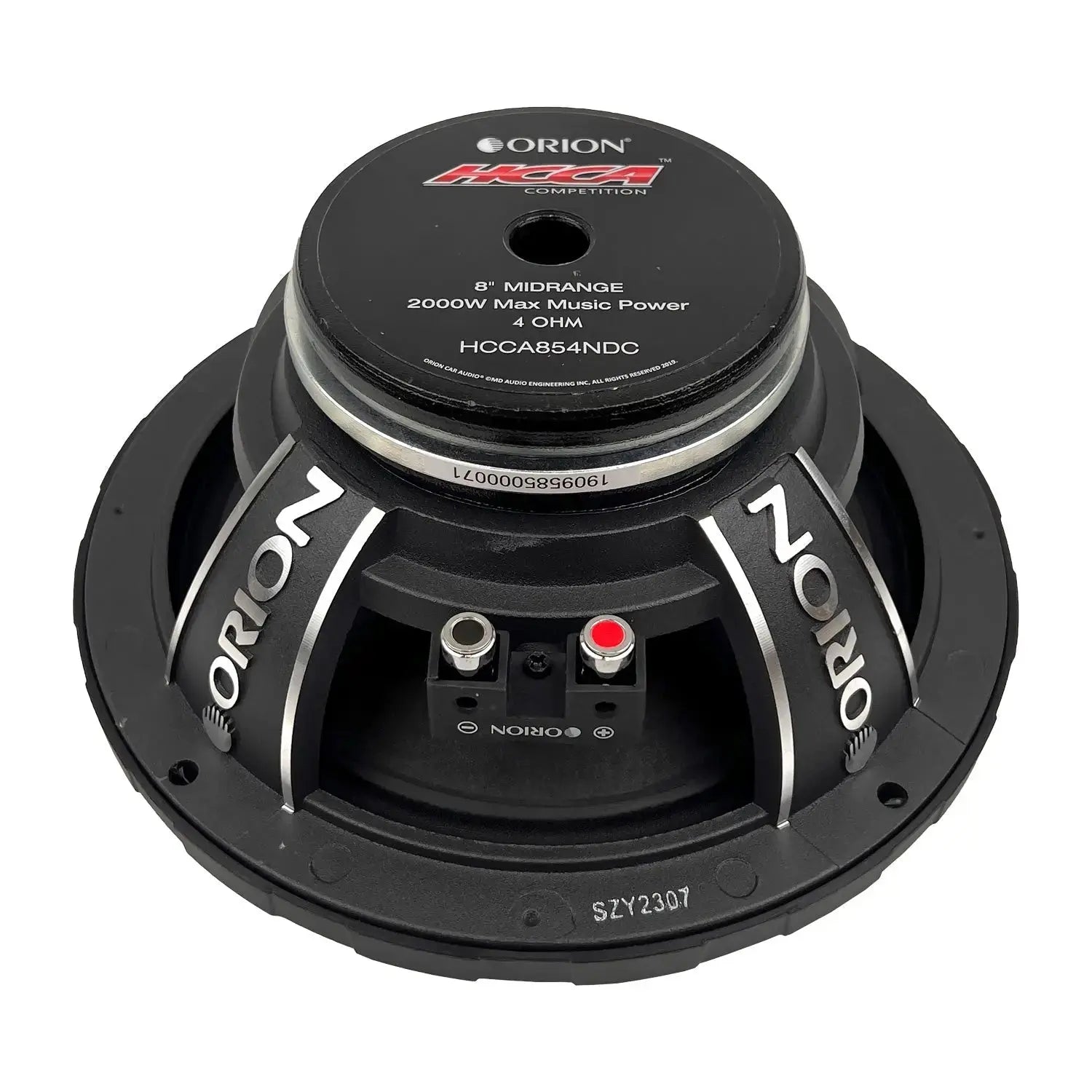 HCCA854NDC - 8 inch 4 Ohm Dust Cap Midrange Speaker 500 Watts RMS - Balanced Audio