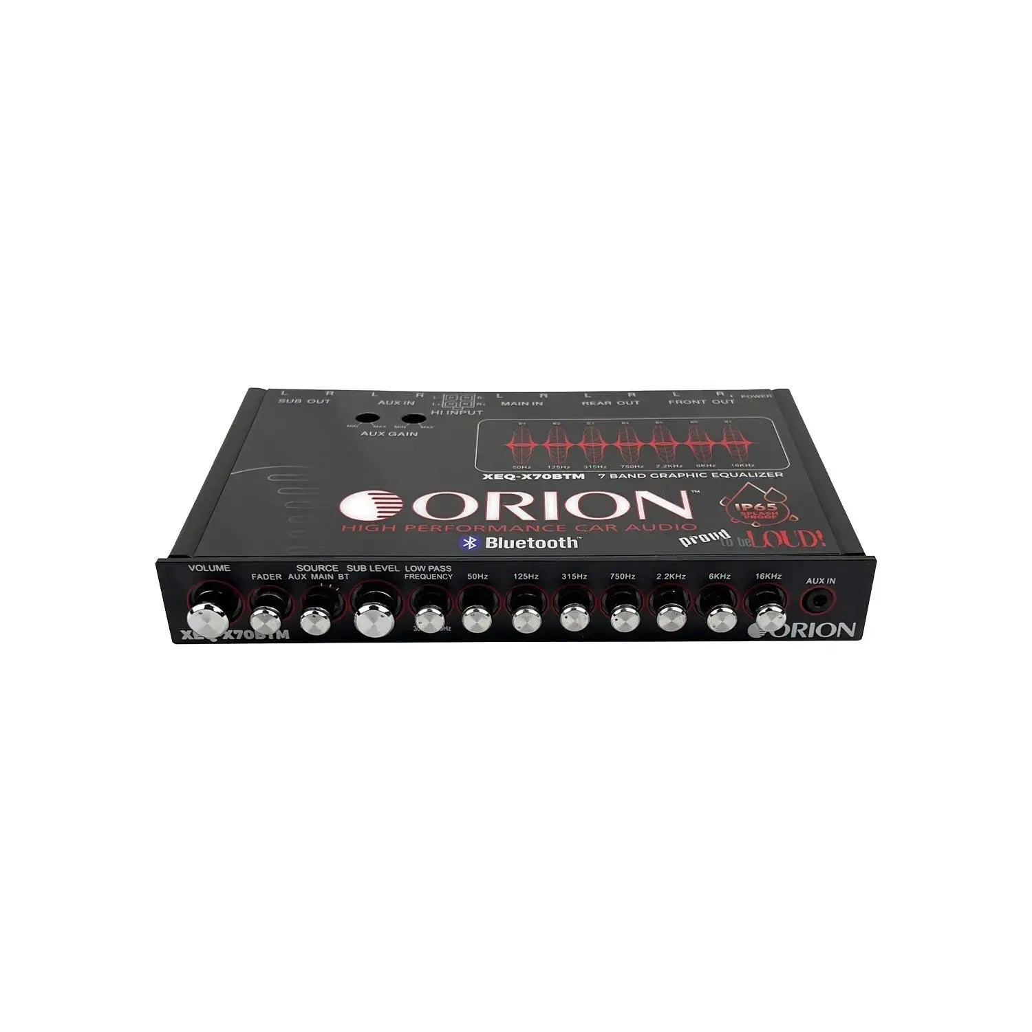 XEQ-X70BTM - 7-BAND GRAPHIC EQUALIZER Orion