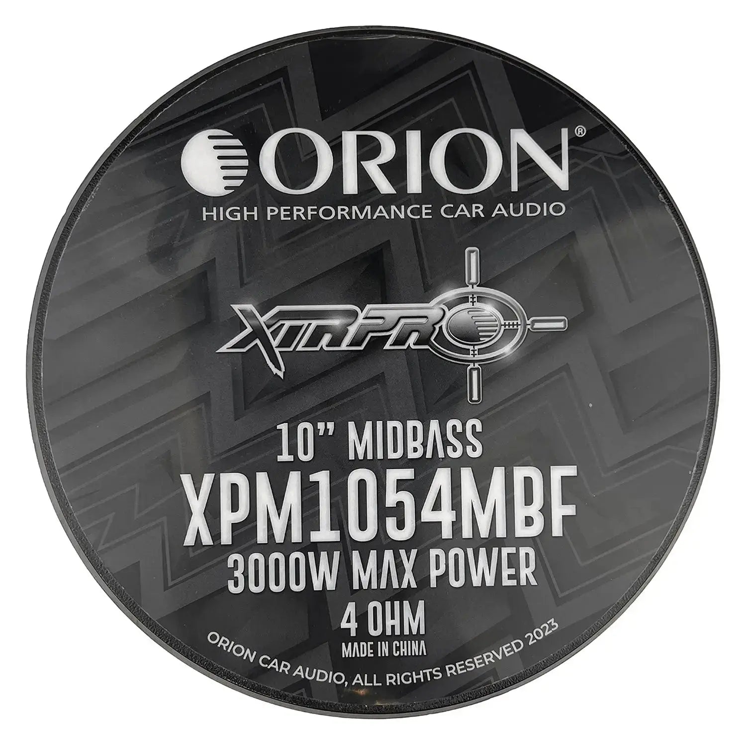 ORION XPM1054MBF 10" Midbass Speaker - Balanced Audio