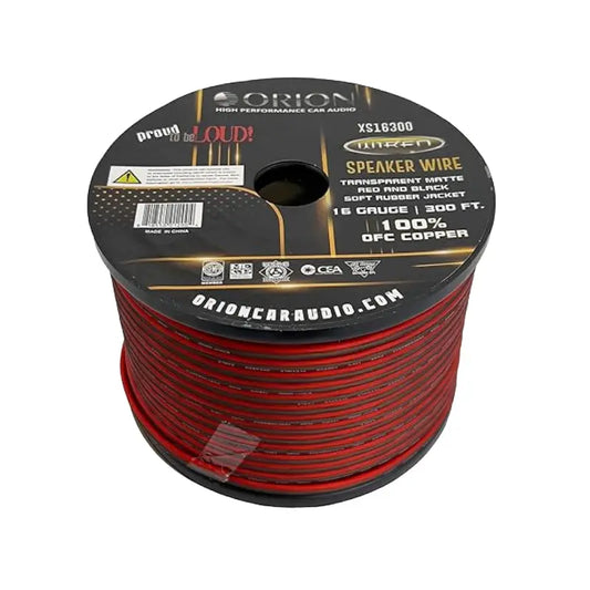 Orion XS16300 16-Gauge Speaker Wire Roll 300 FT 100% OFC Orion