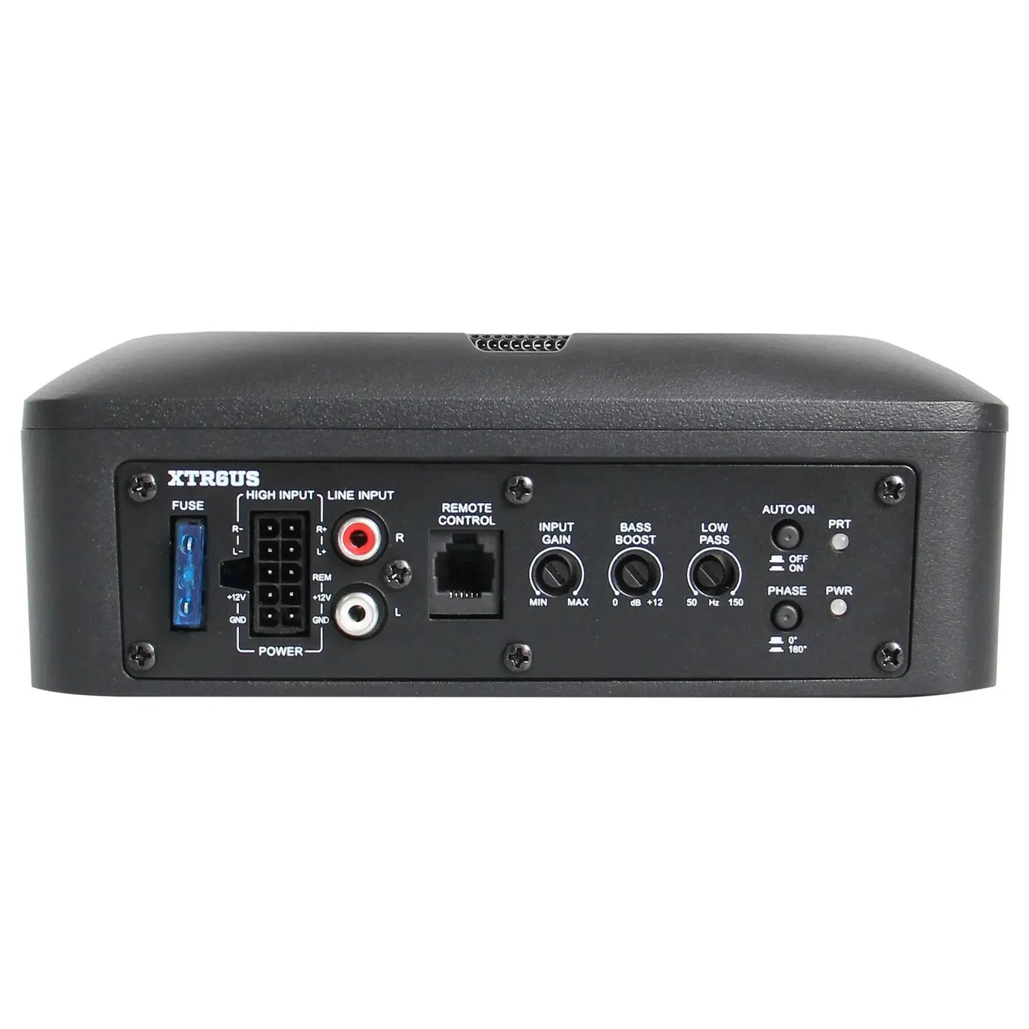 XTR6US – 6”x8" Slim Underseat Subwoofer with Built-In Amplifier - Balanced Audio