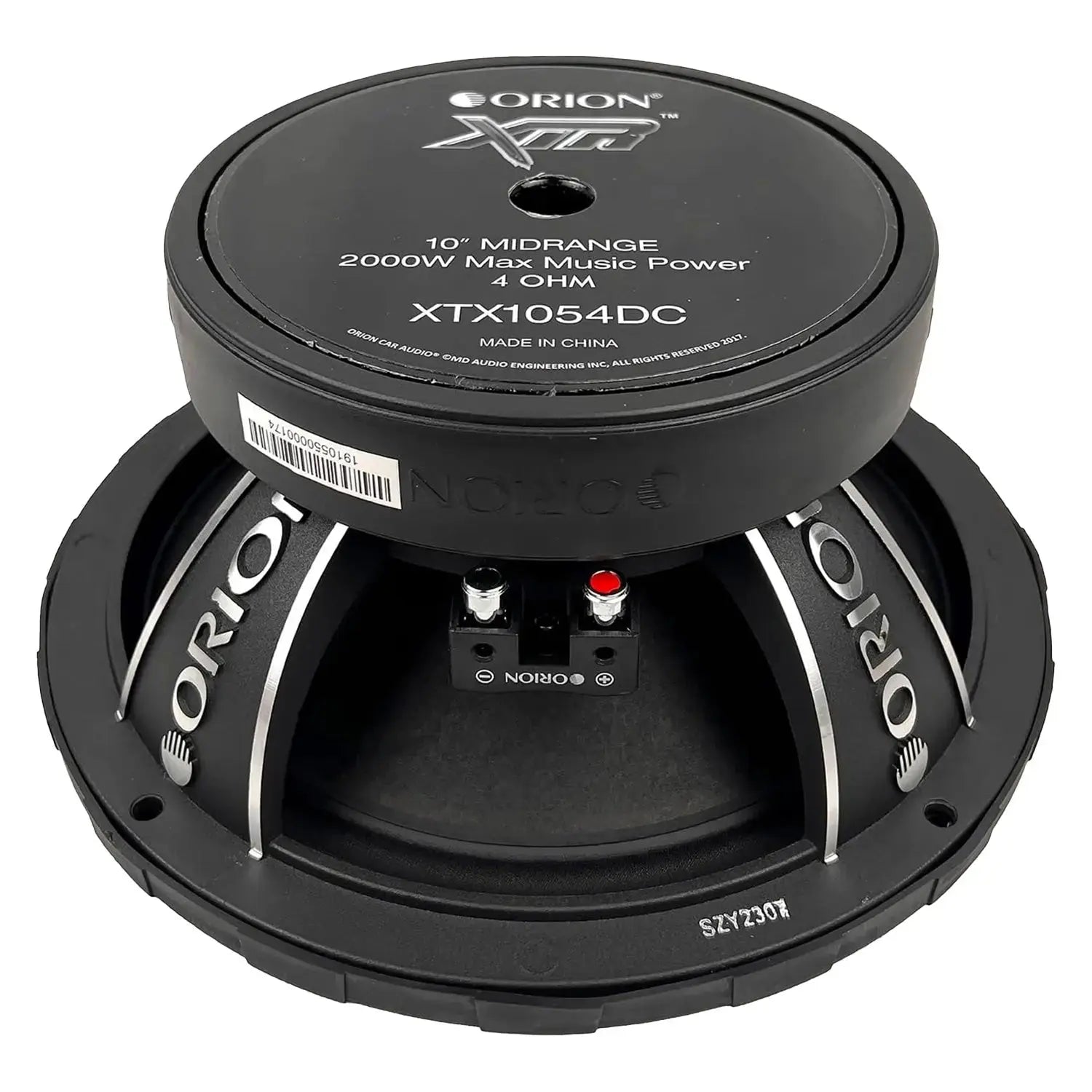 XTX1054DC - 10 inch 4 Ohm Dust Cap Midrange Speaker Orion